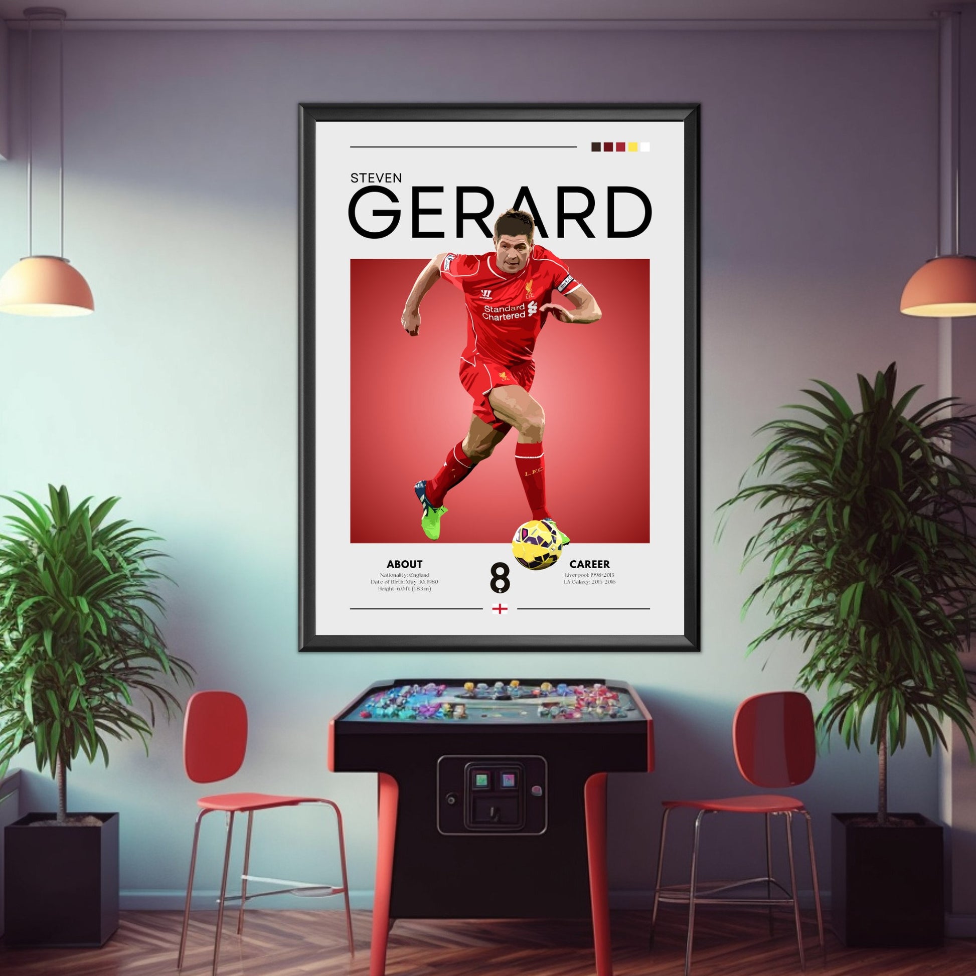 Steven Gerard poster