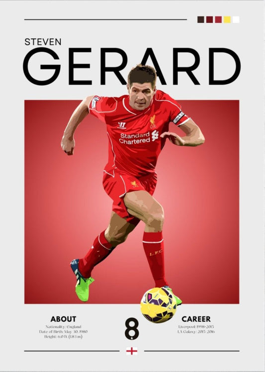 Steven Gerard poster