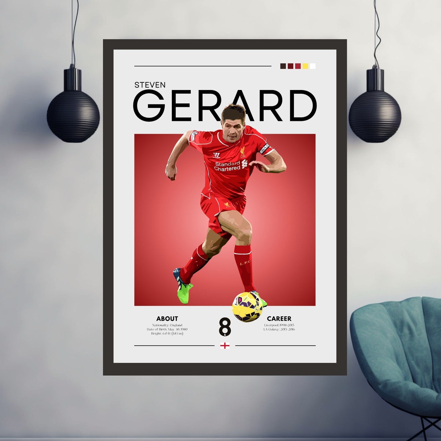 Steven Gerard poster