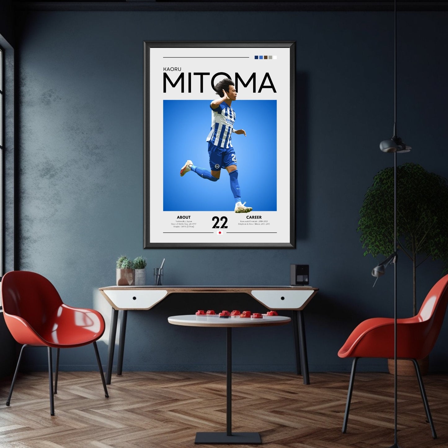 Kaoru Mitoma poster