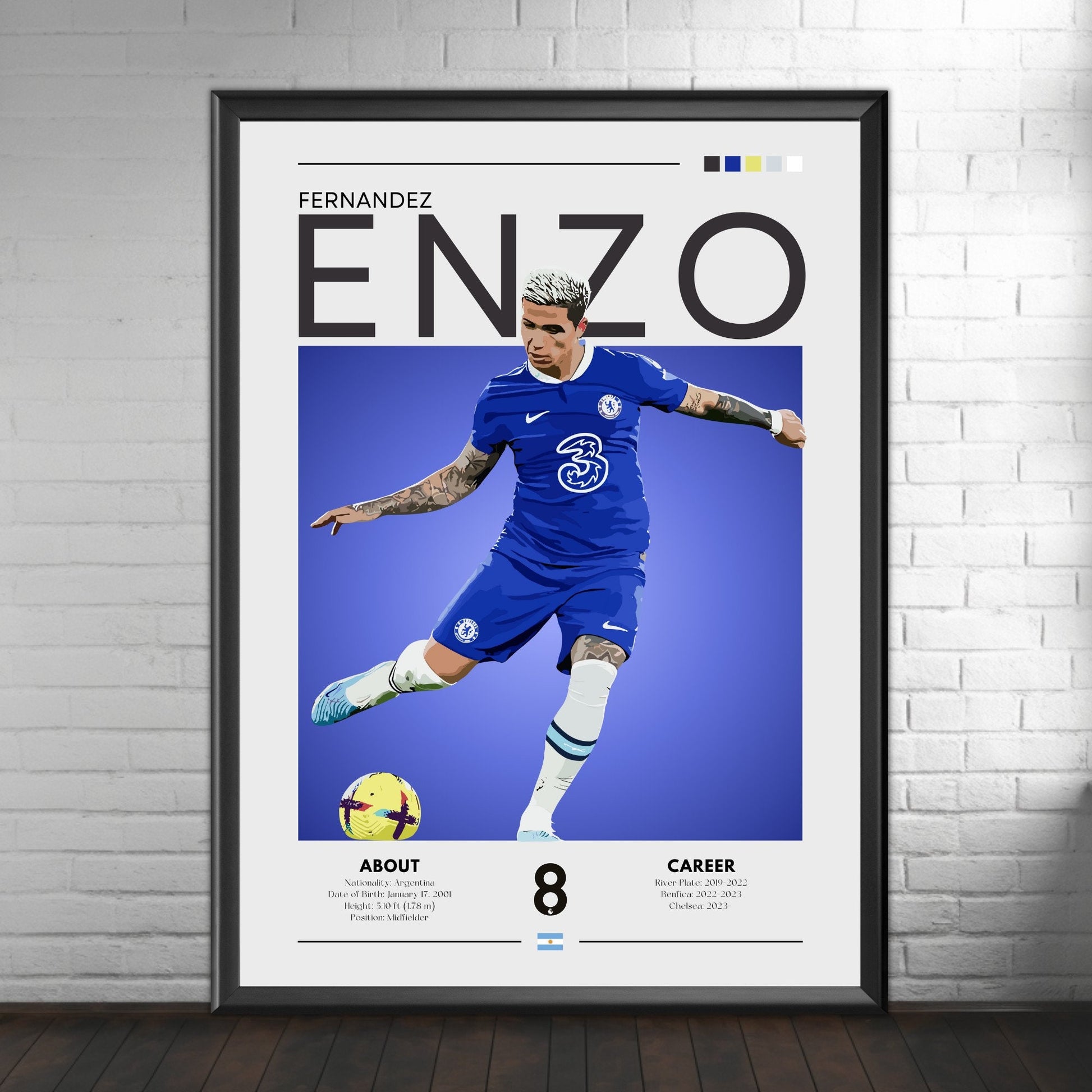 Enzo Fernandez poster