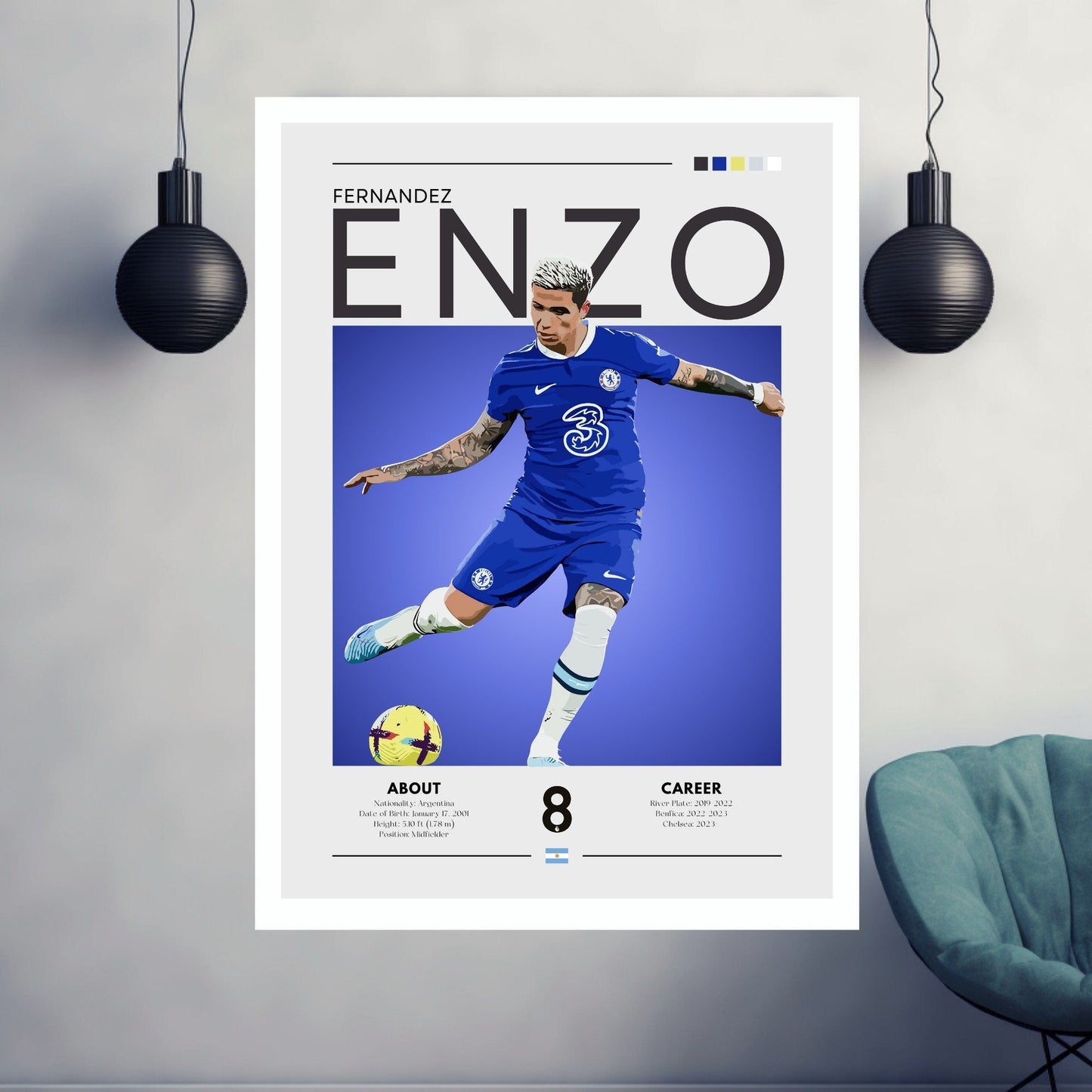 Enzo Fernandez poster