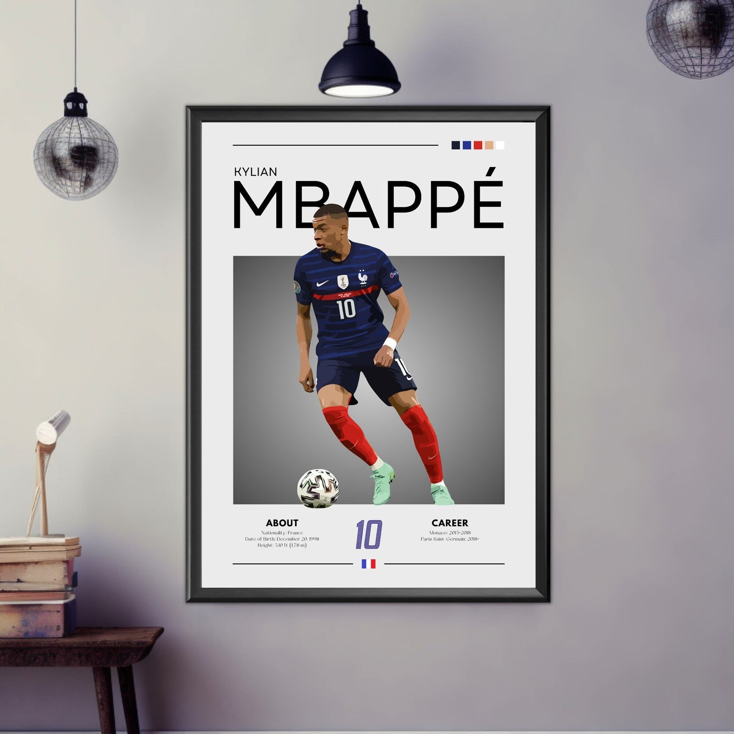 Kylian Mbappe poster