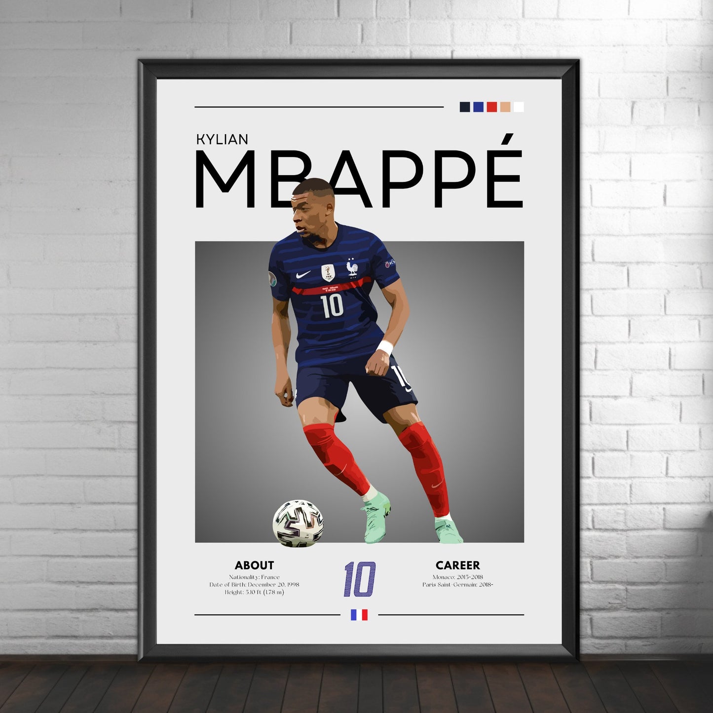 Kylian Mbappe poster