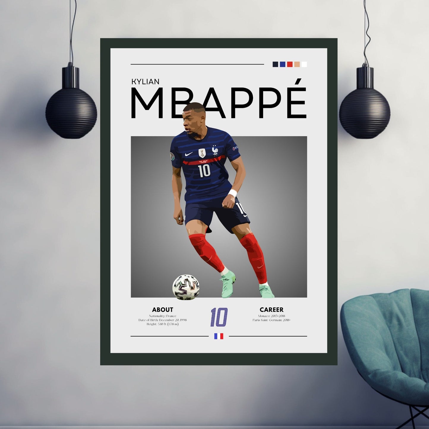 Kylian Mbappe poster