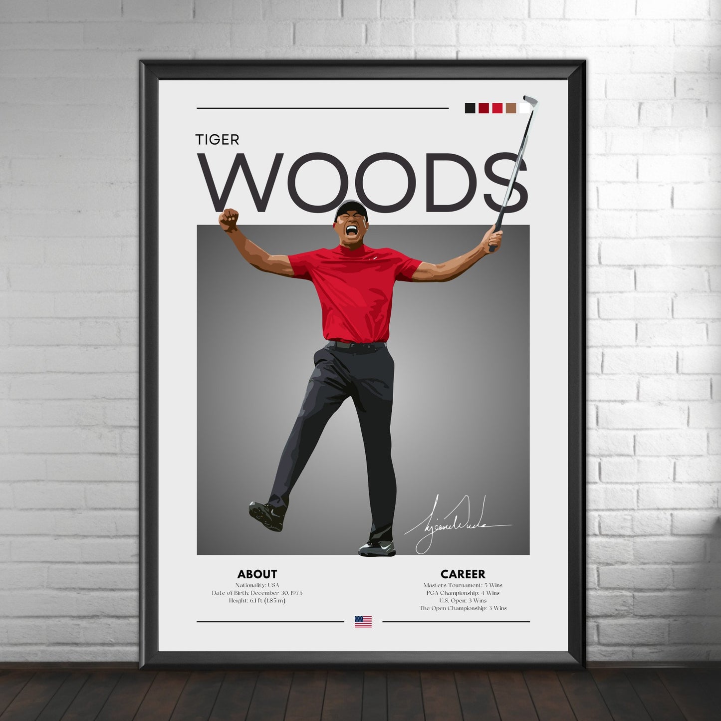 Tiger Woods poster