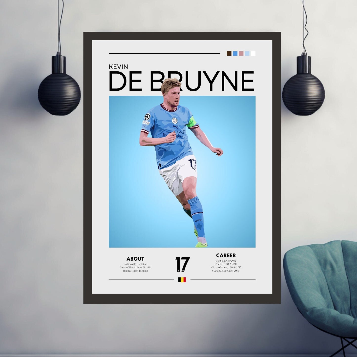 Kevin De Bruyne Poster