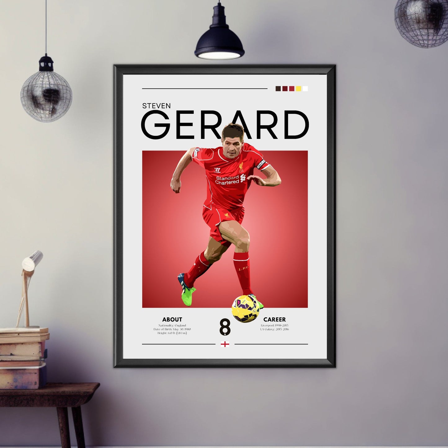 Steven Gerard poster