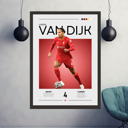 Virgil van Dijk poster