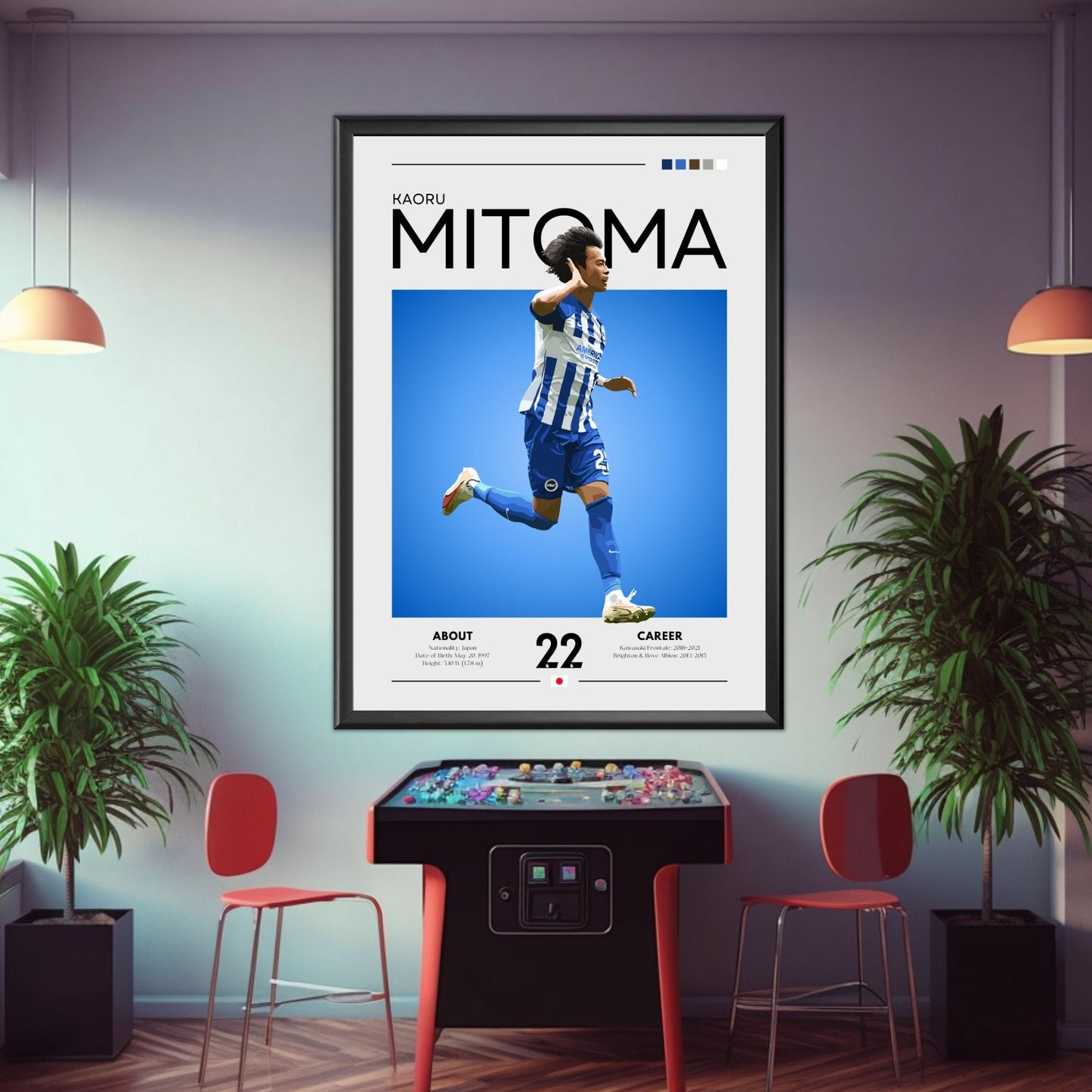 Kaoru Mitoma poster