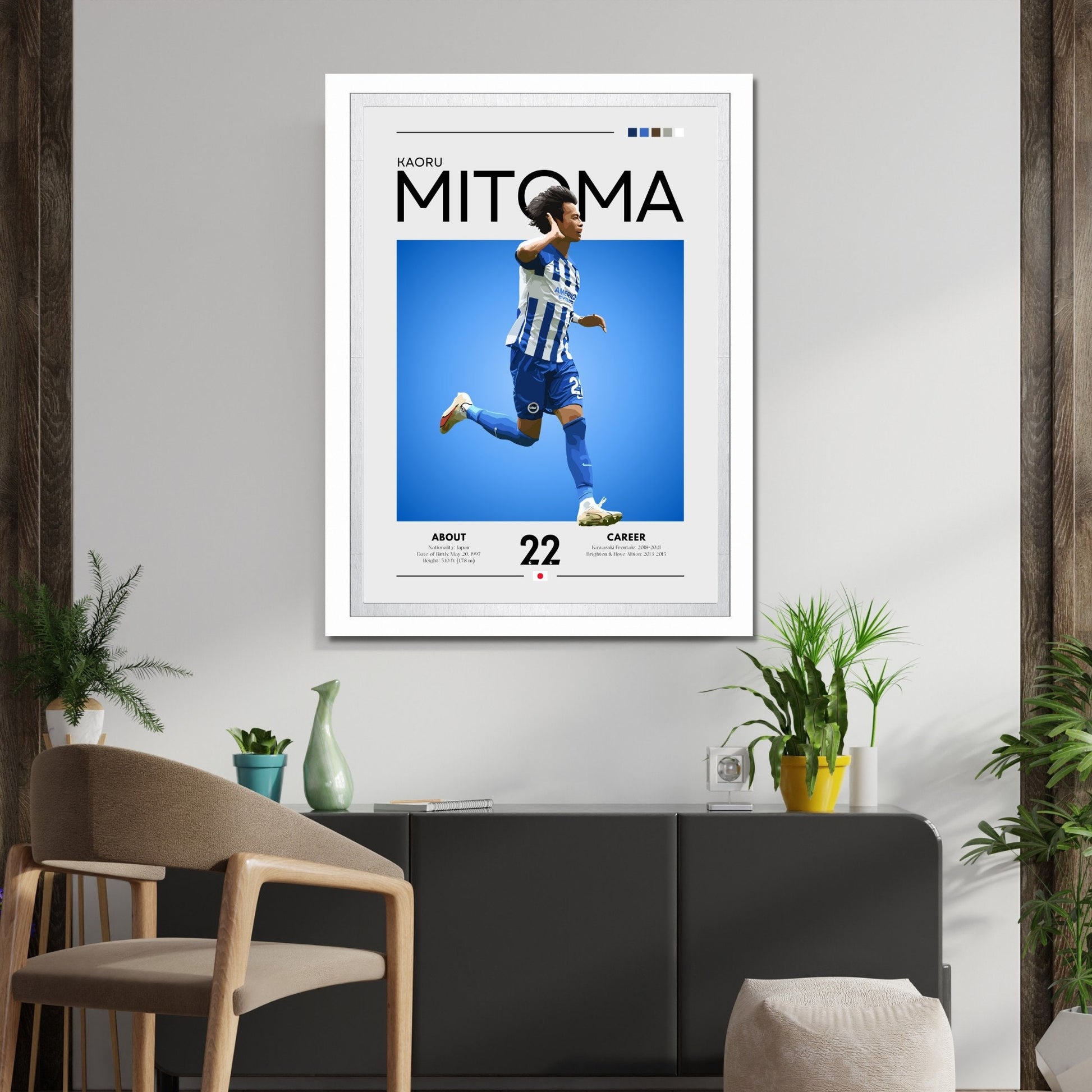 Kaoru Mitoma poster