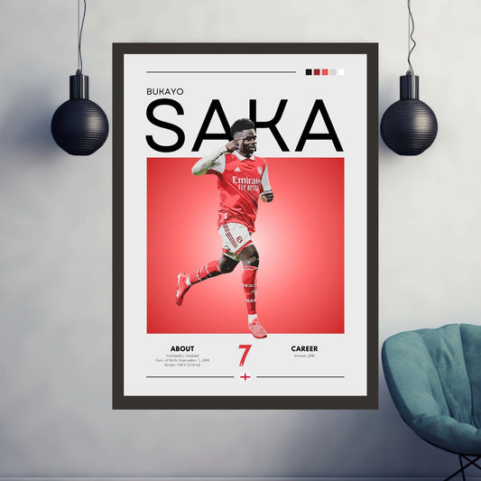 Bukayo Saka poster