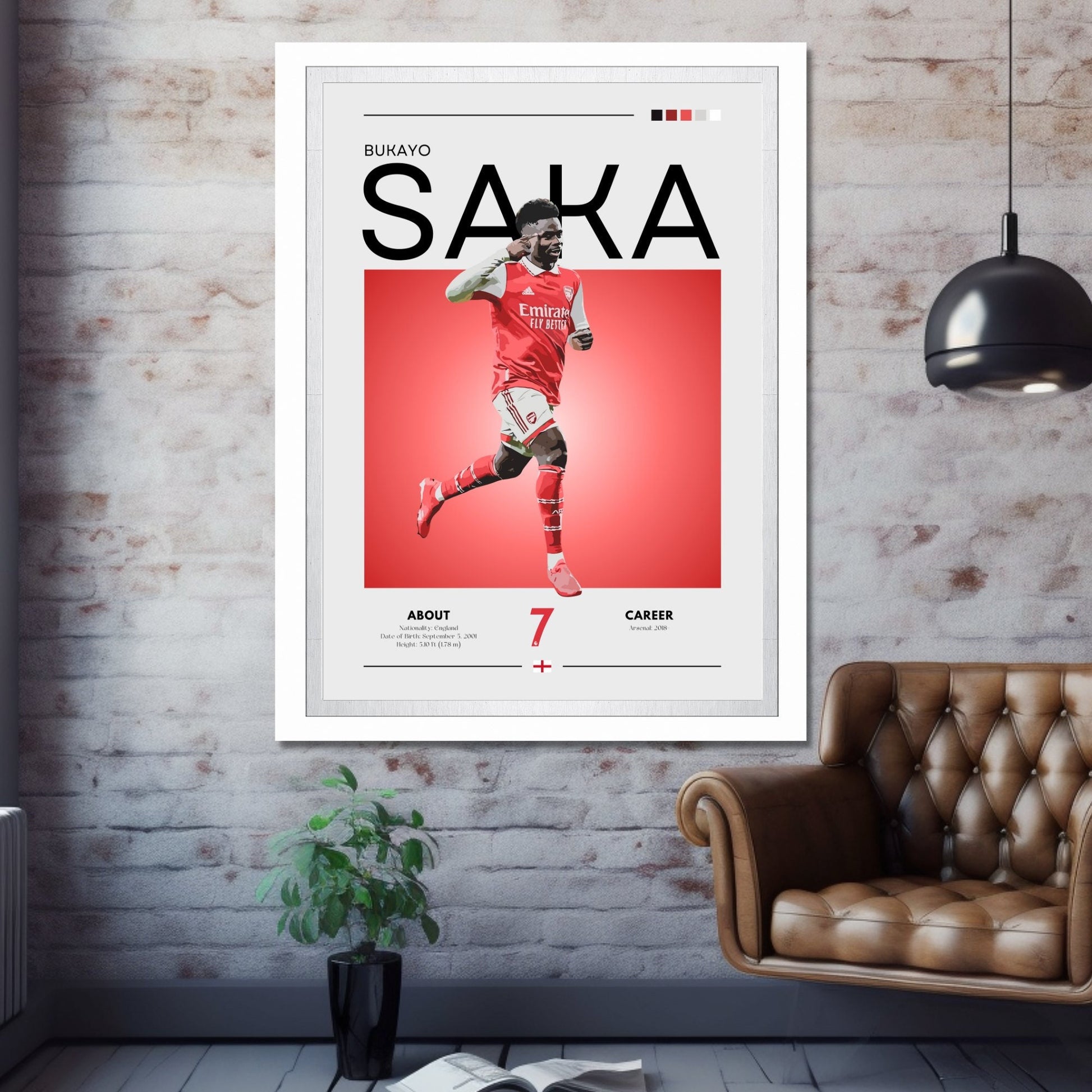 Bukayo Saka poster