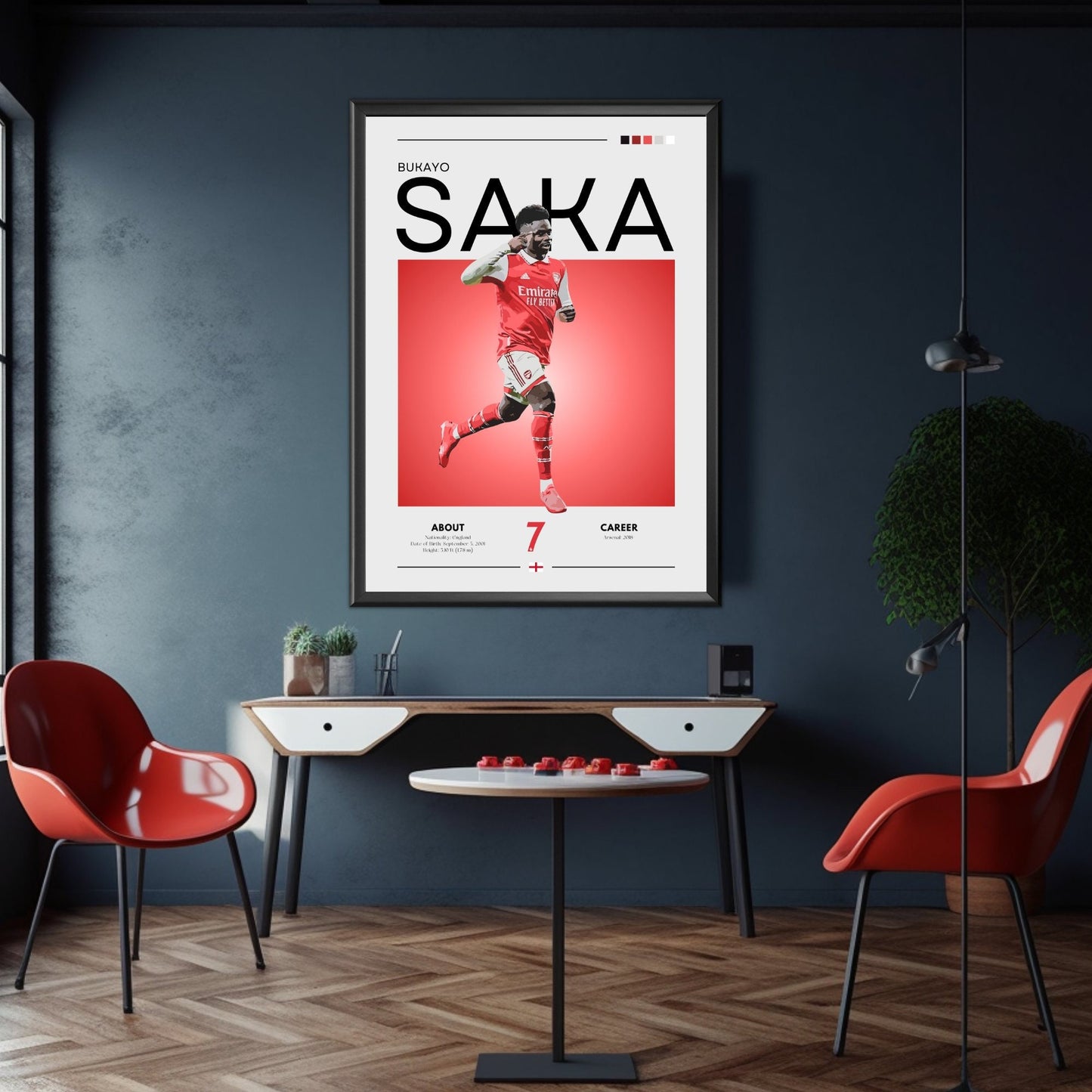 Bukayo Saka poster