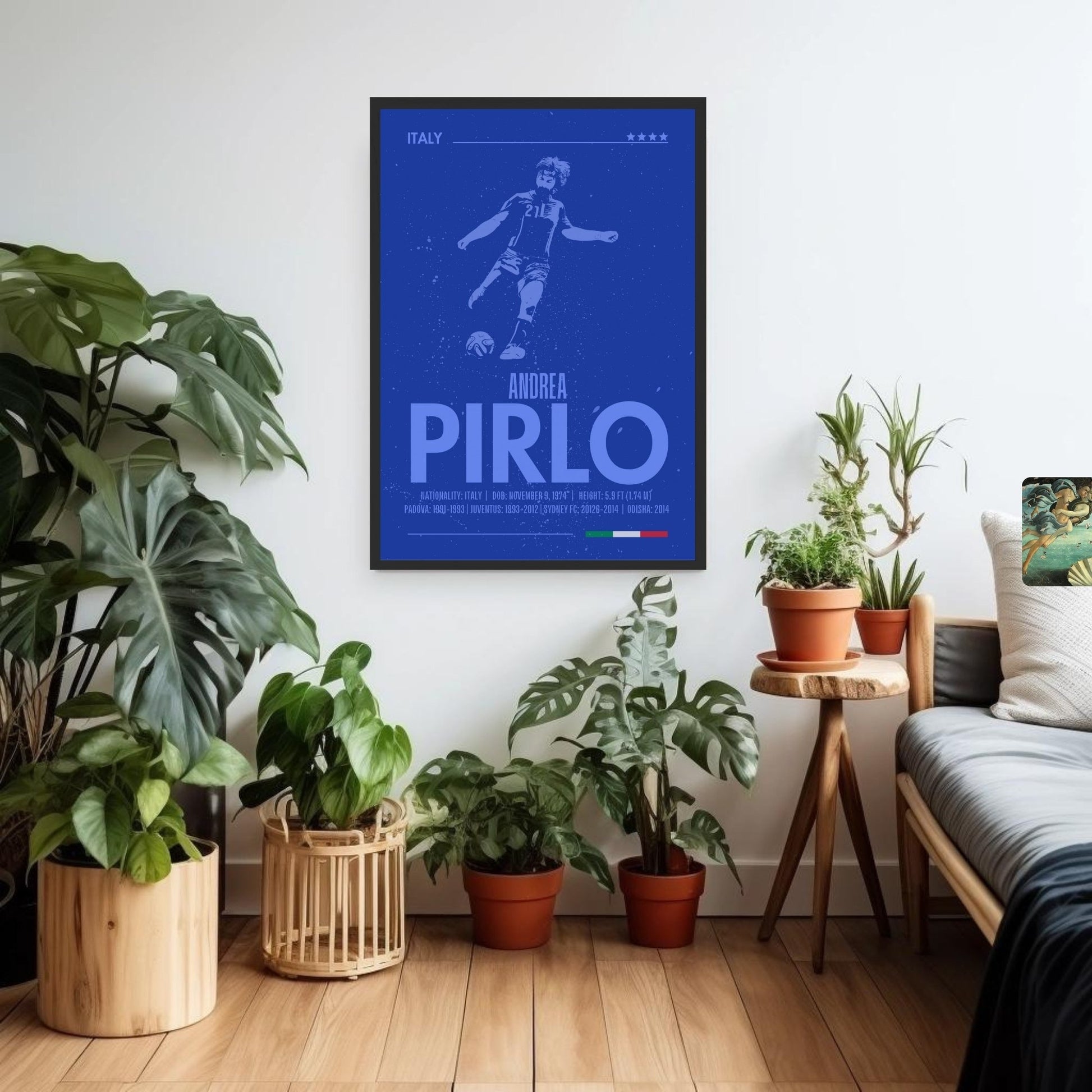 Andrea Pirlo Poster, Andrea Pirlo Print,