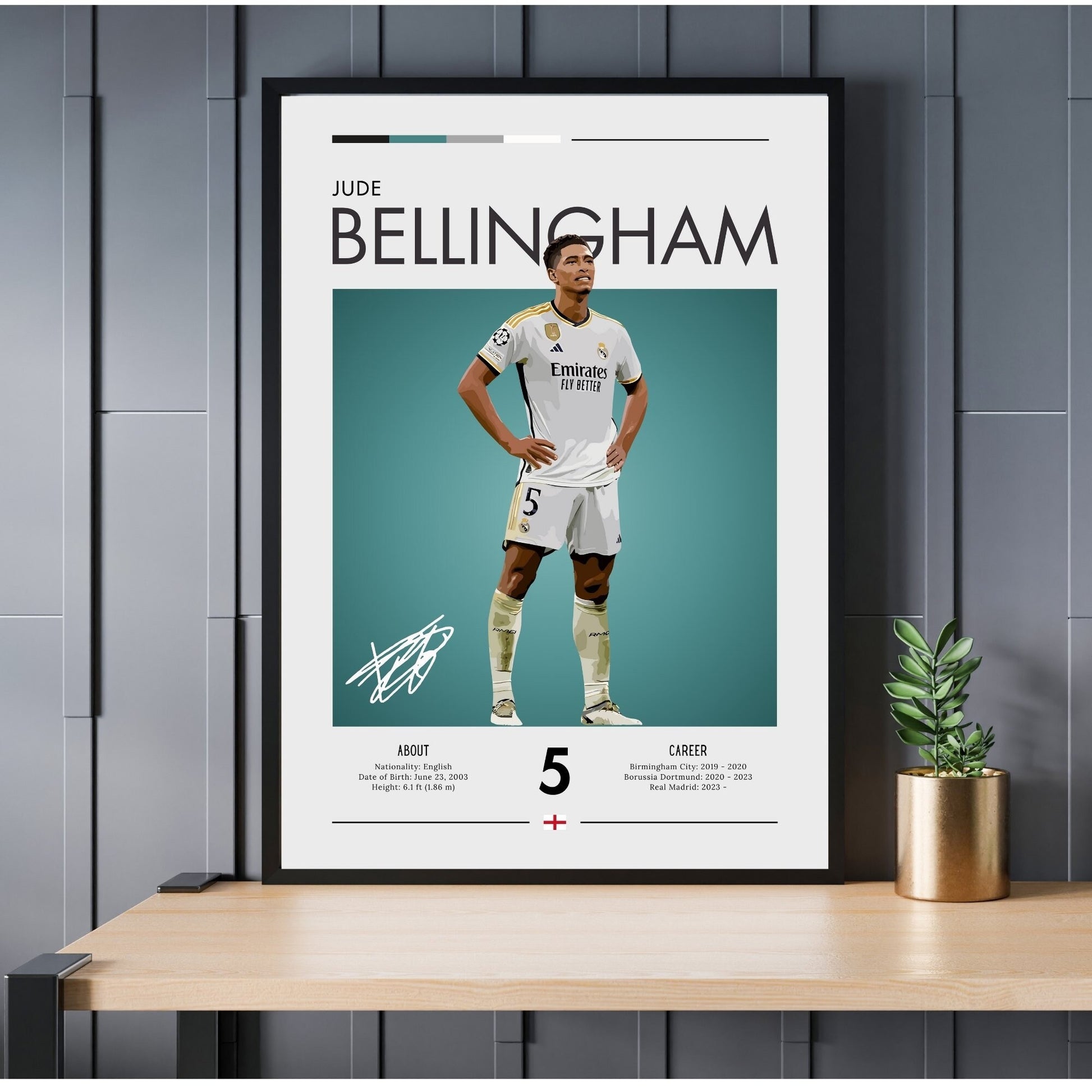 Jude Bellingham Real Madrid Poster