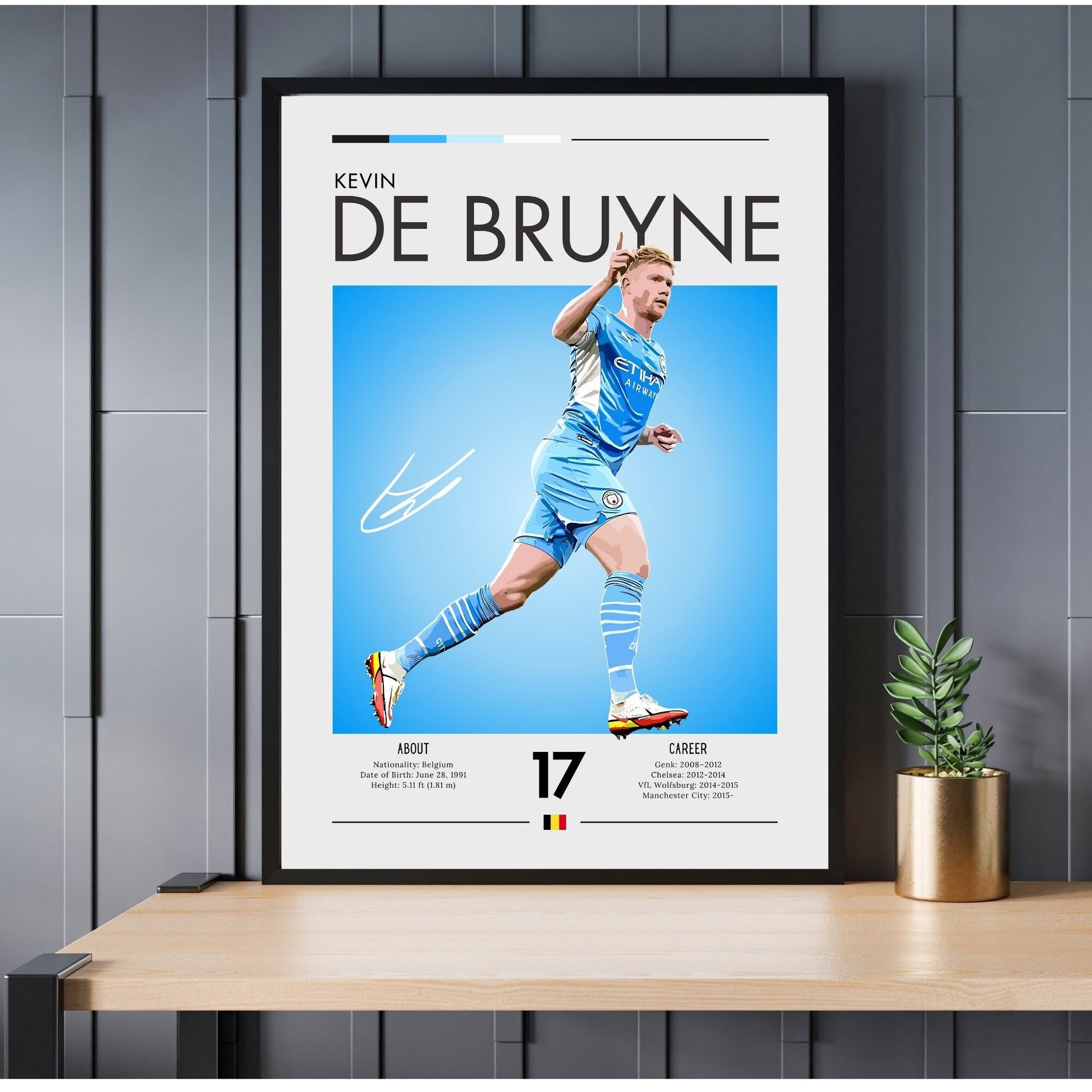 Kevin De Bruyne Poster