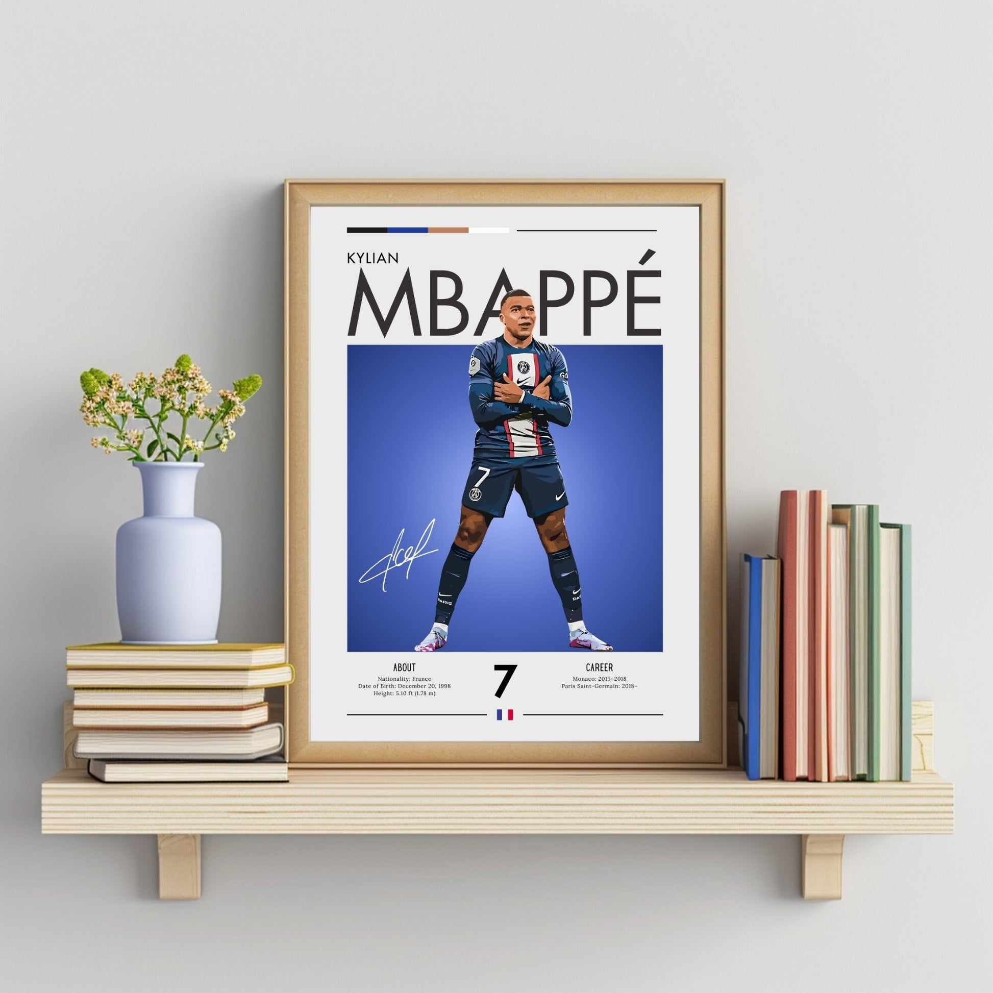 Kylian Mbappe Poster