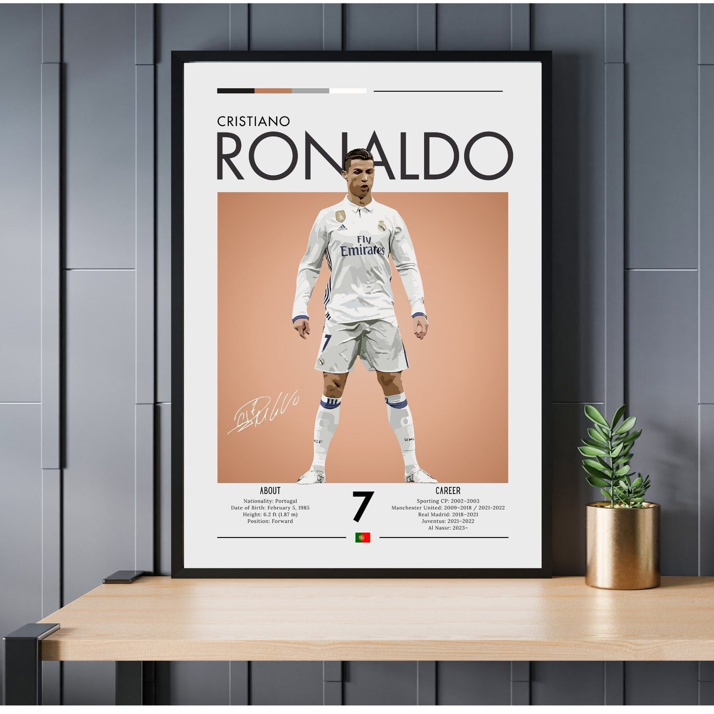 Cristiano Ronaldo Poster, Cristiano Ronaldo Print