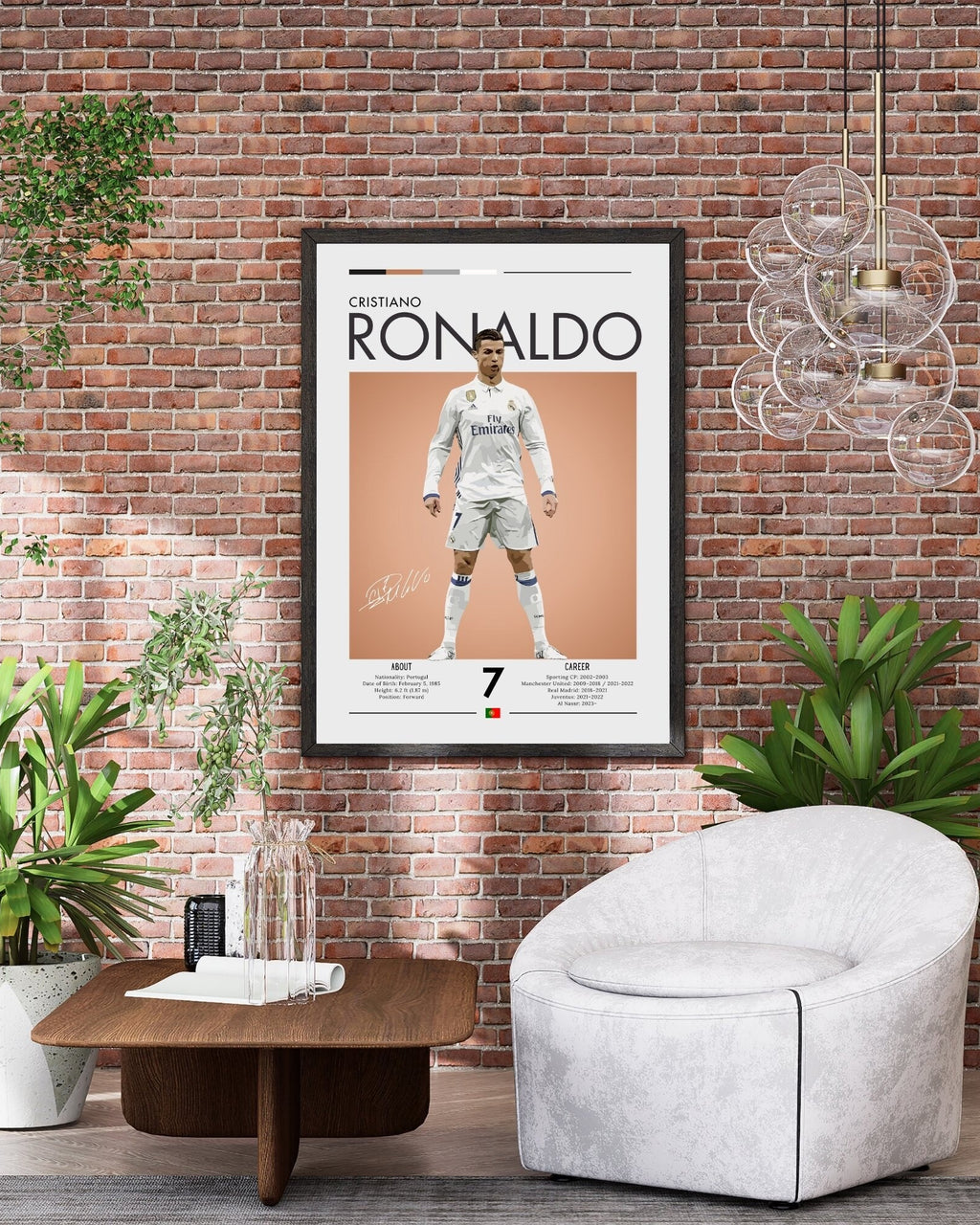 Cristiano Ronaldo Real Madrid Poster – Brighton Posters