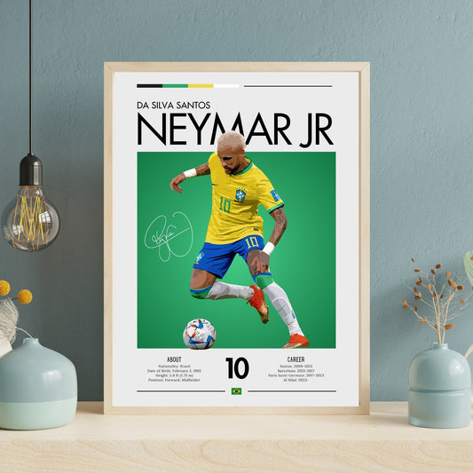 Neymar Jr Print, Neymar Jr Poster