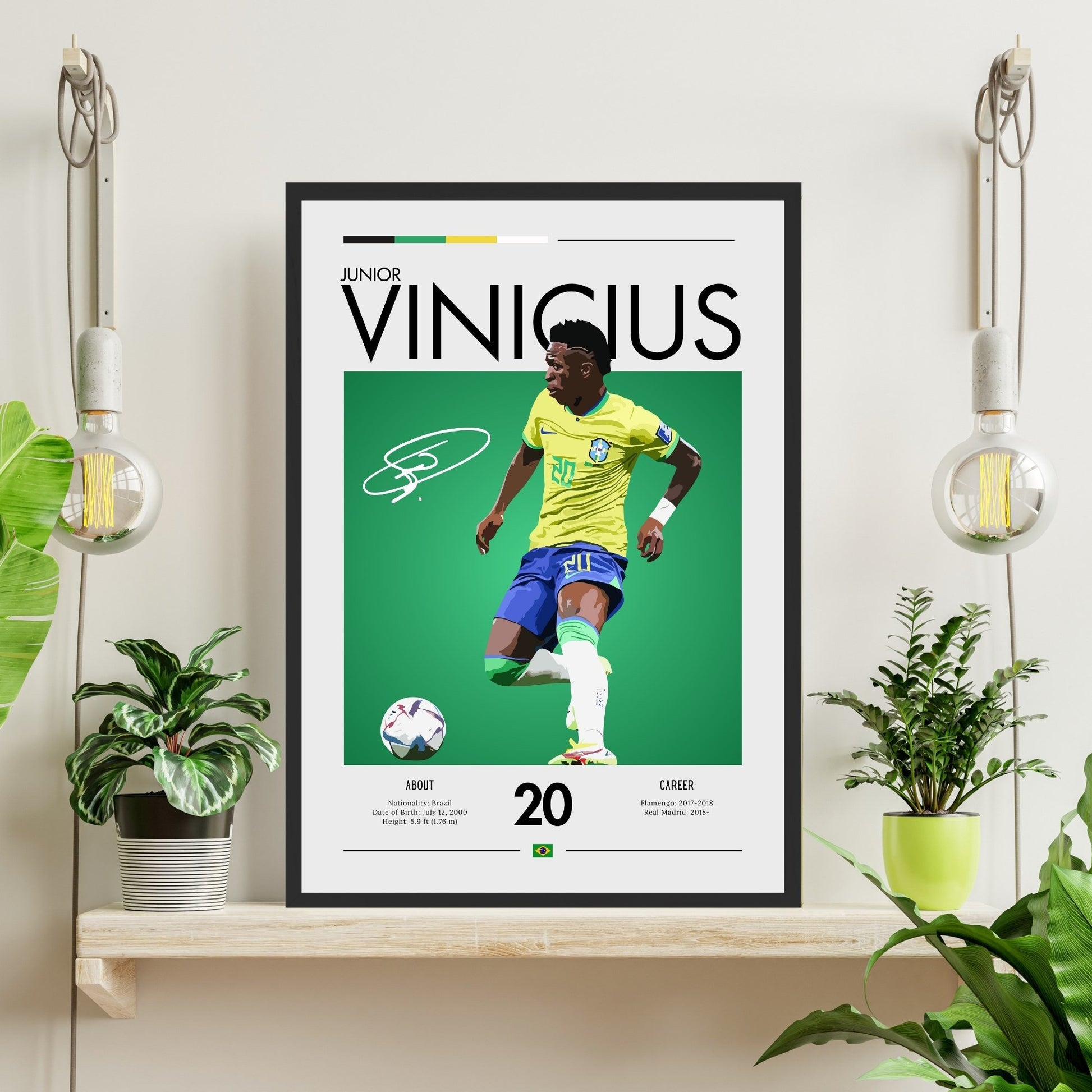 Vinicius Jr Print, Vinicius Jr Poster