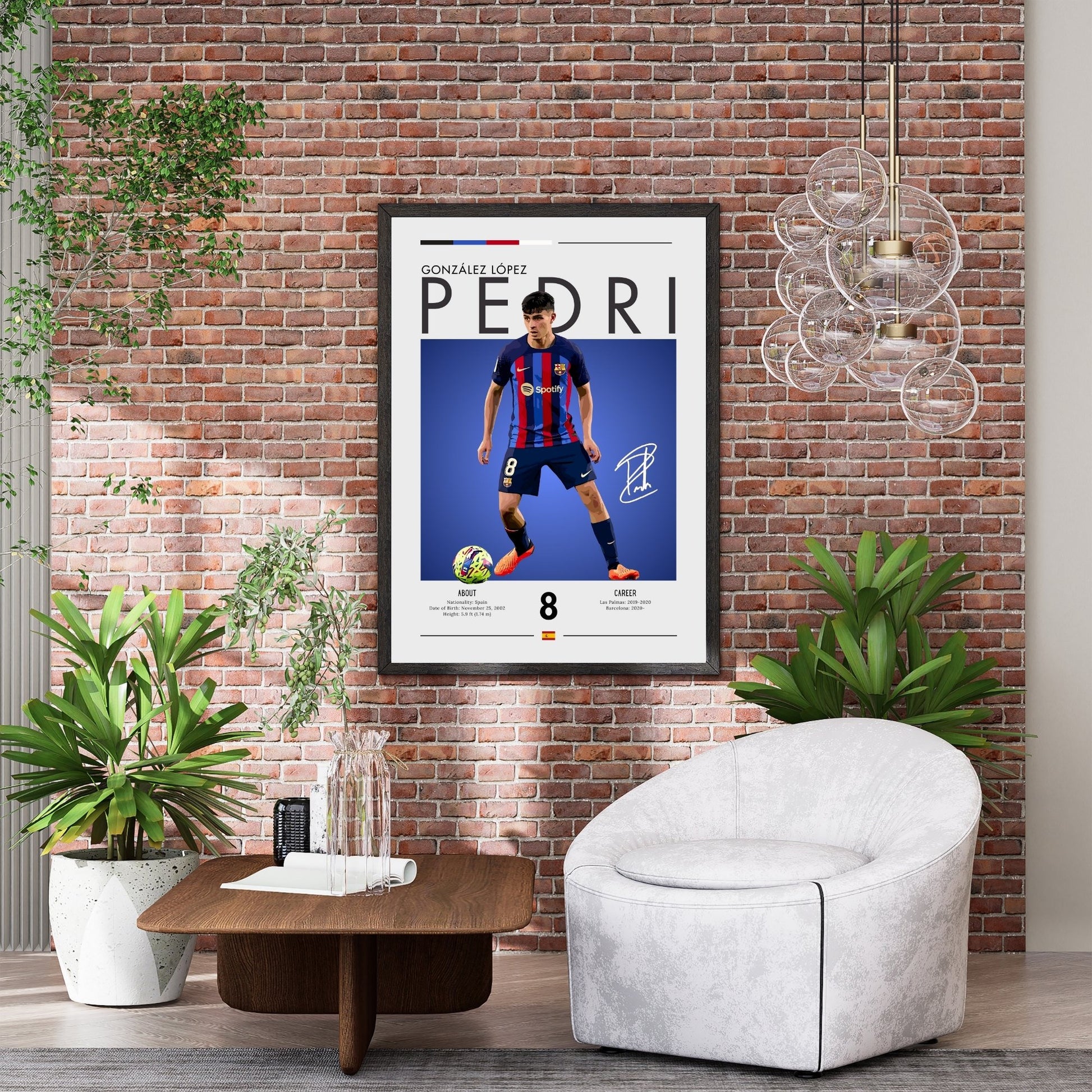 Pedri Poster, Pedri Barcelona Print