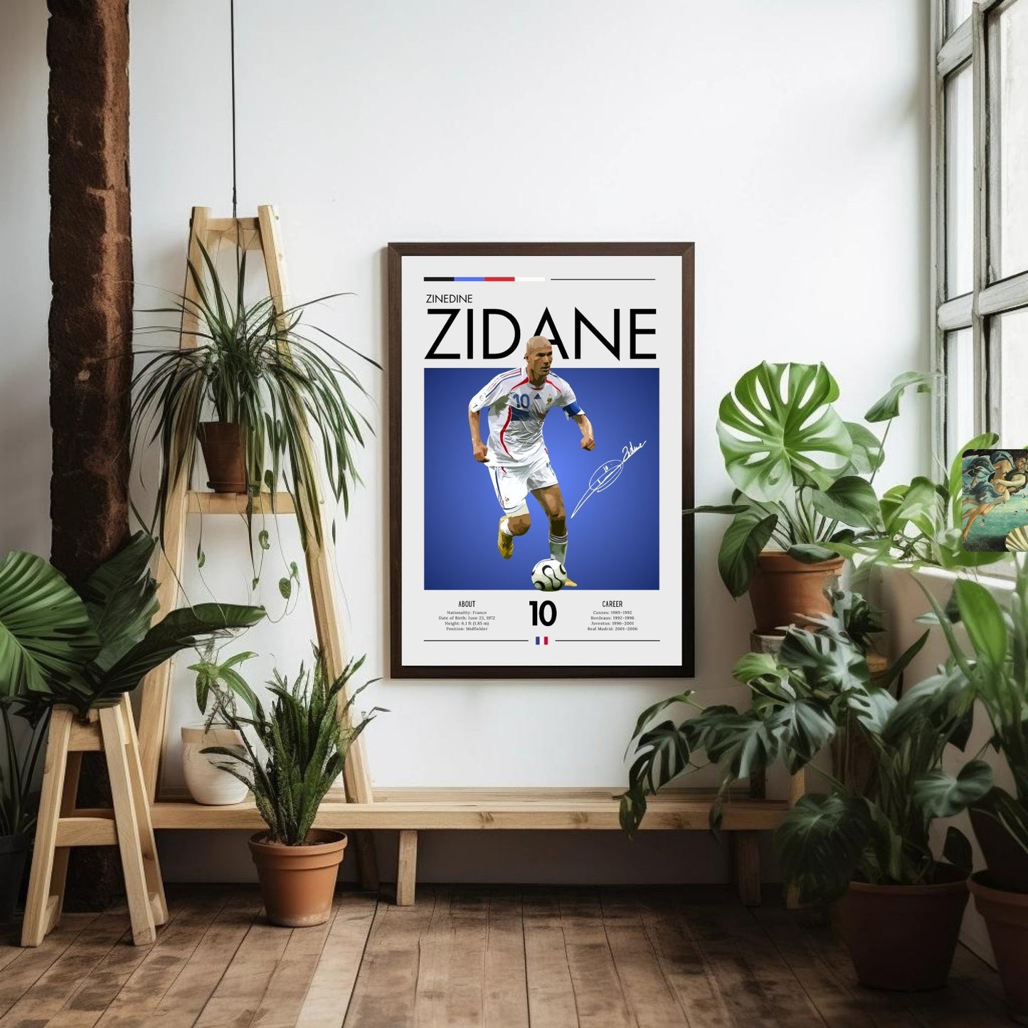 Zinedine Zidane Poster, Zinedine Zidane Print