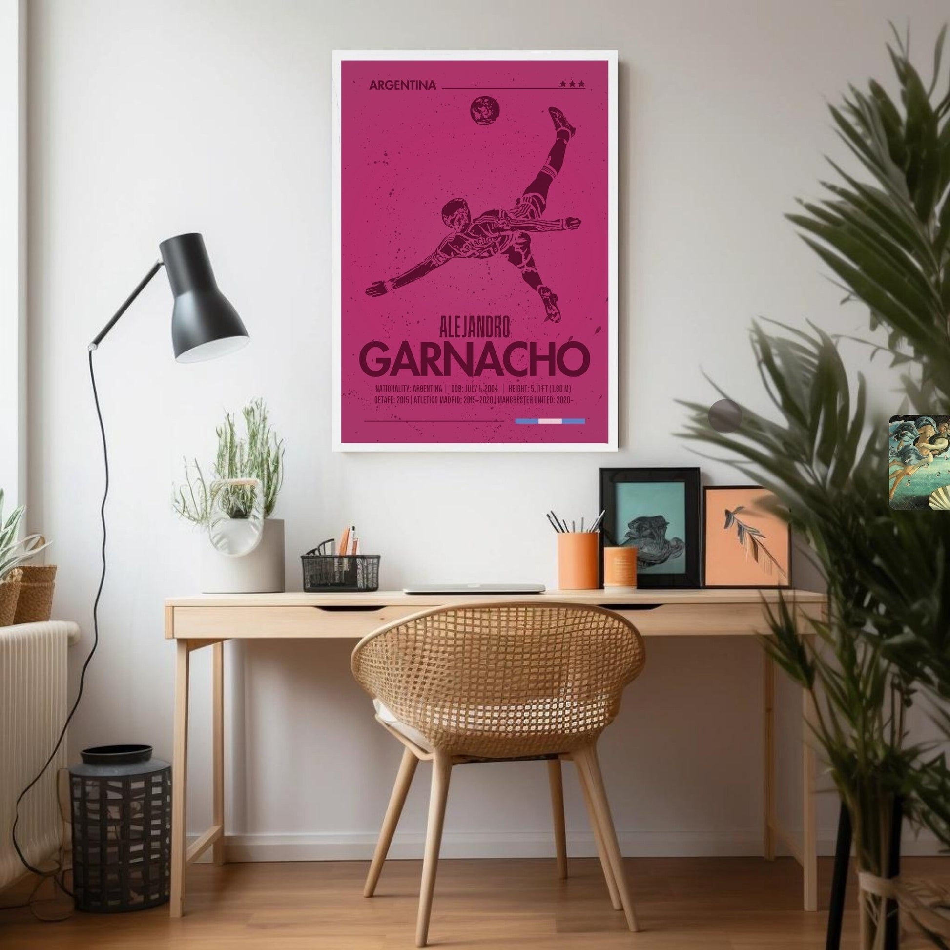 Alejandro Garnacho bycicle kick poster