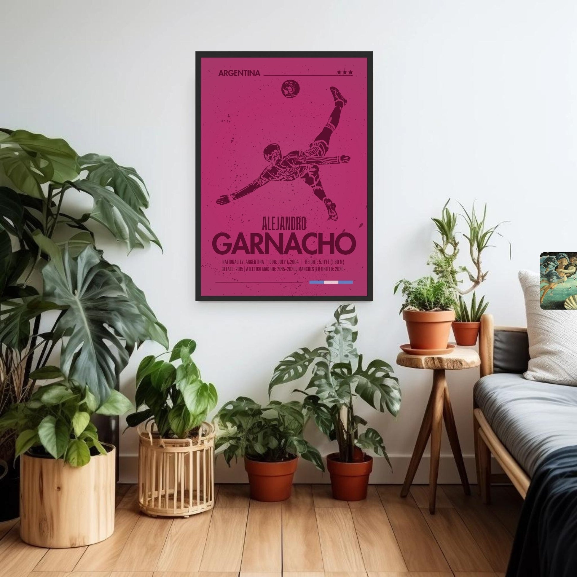 Alejandro Garnacho bycicle kick poster