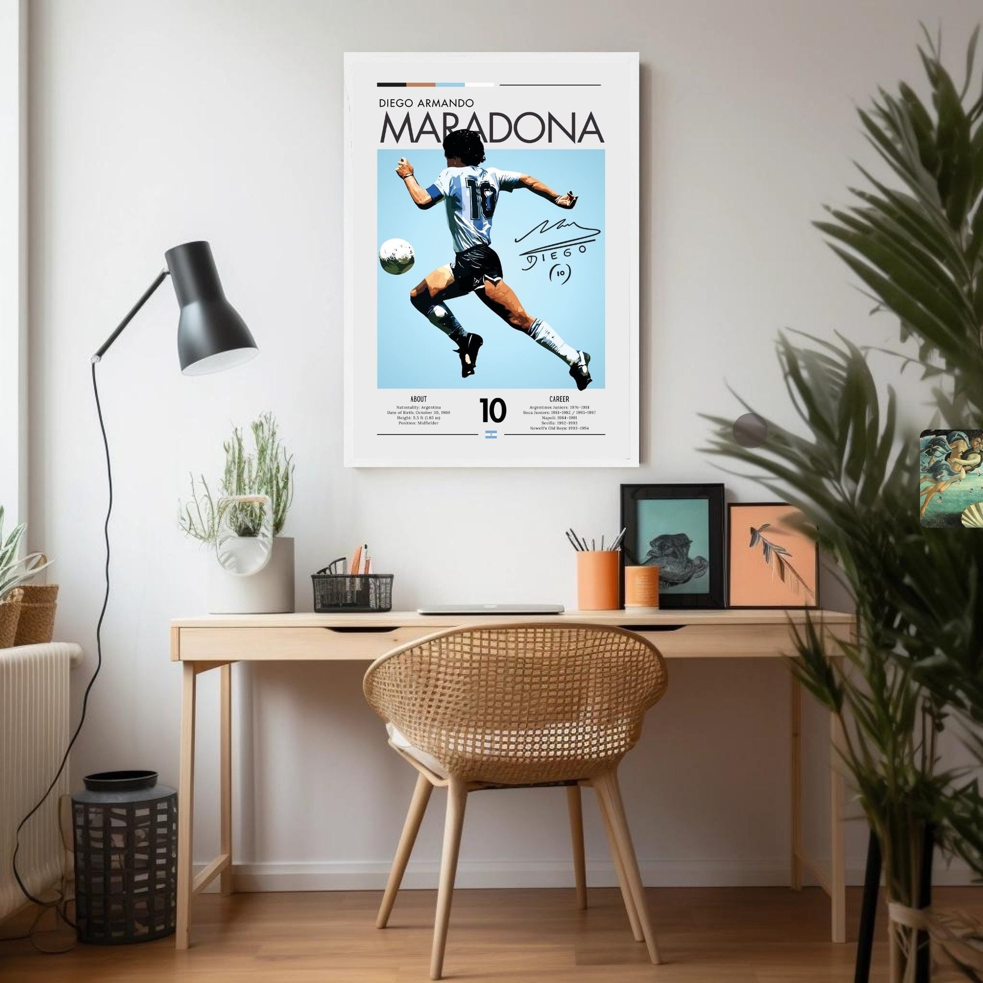 Maradona Print, Maradona Poster