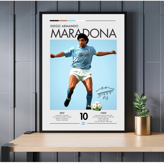 Maradona Poster, Maradona Print