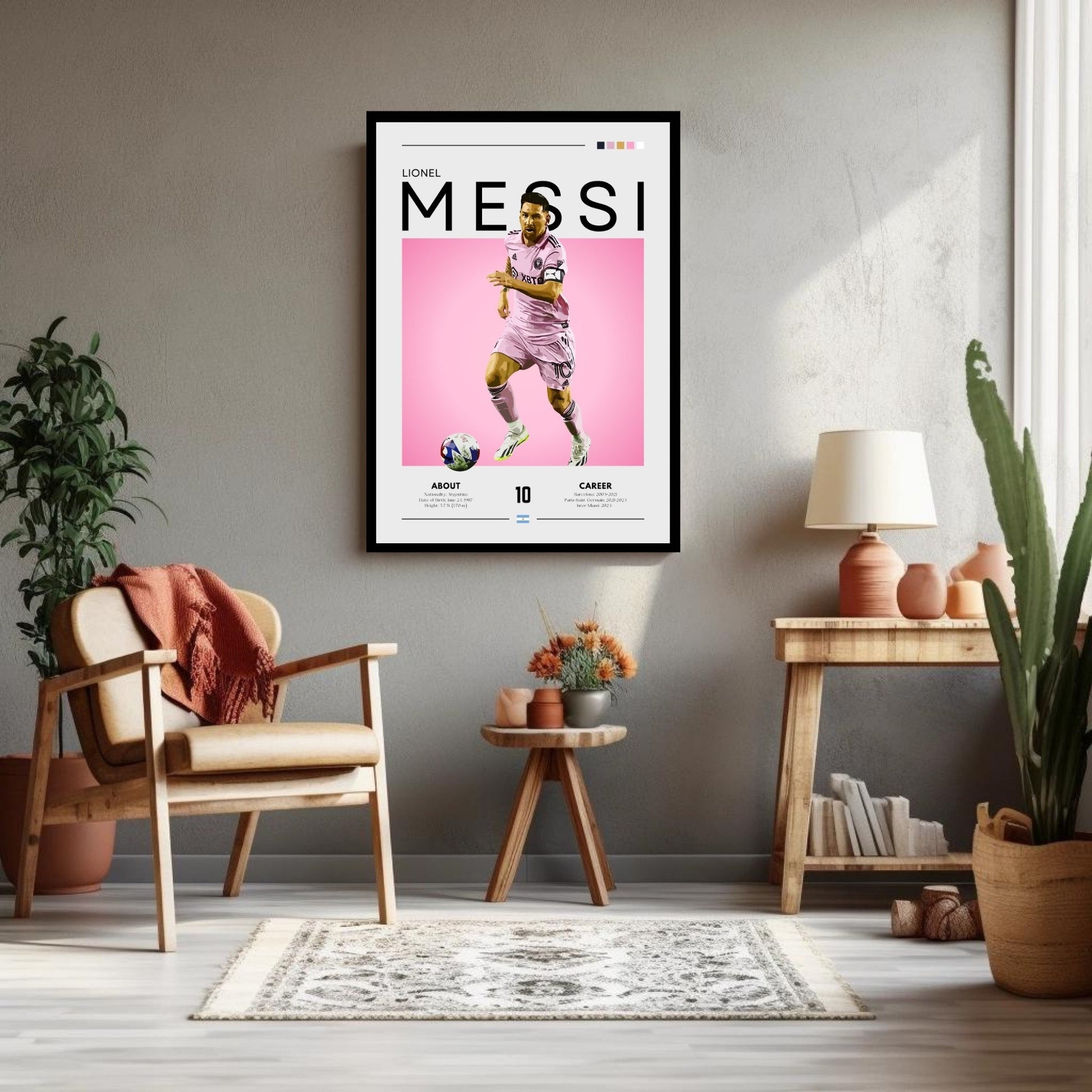 Lionel Messi Inter Miami poster