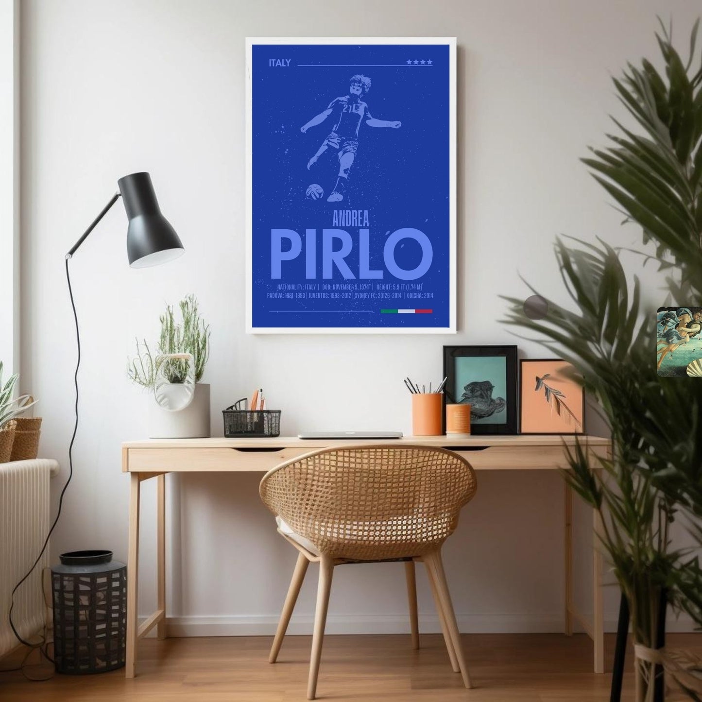 Andrea Pirlo Poster, Andrea Pirlo Print,