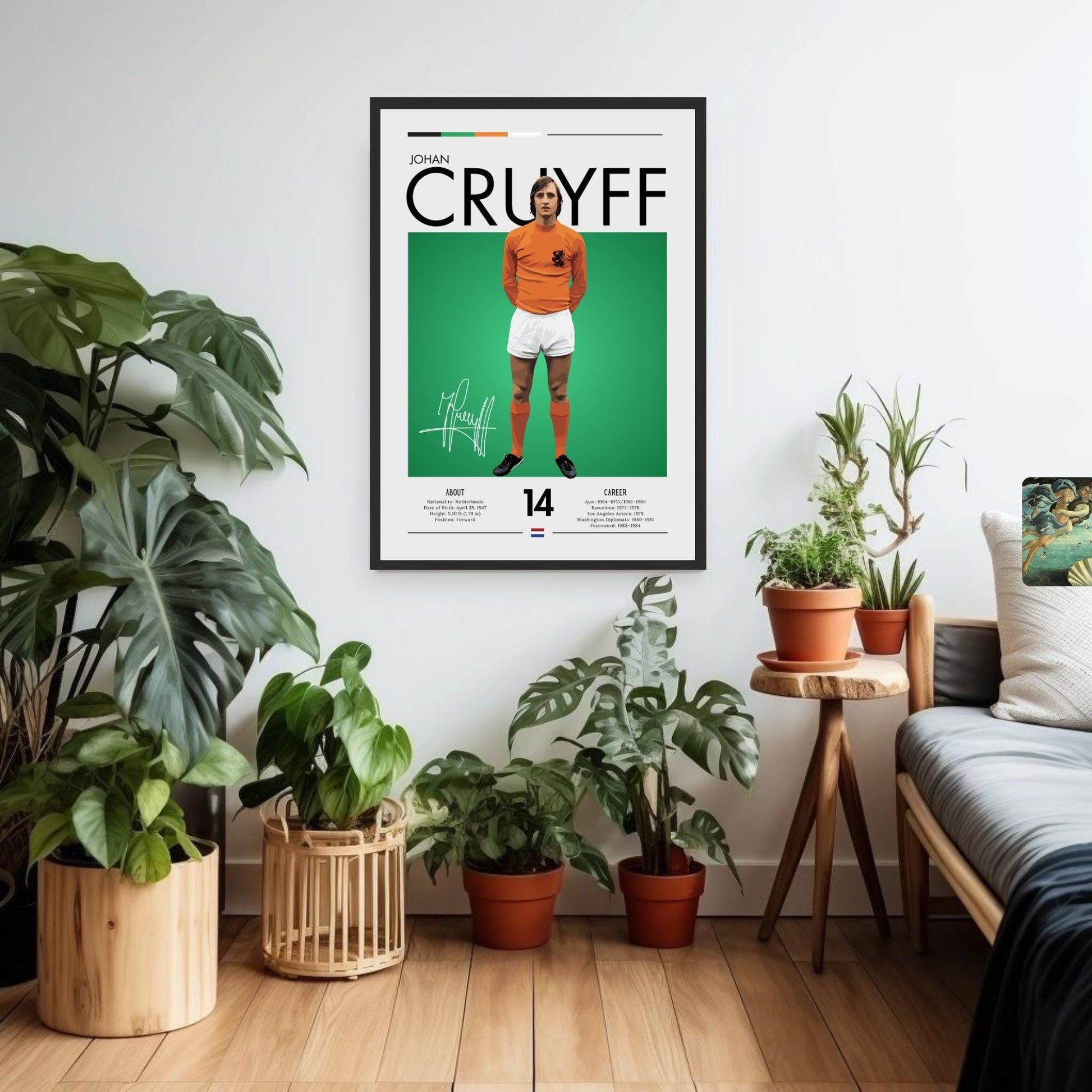 Johan Cruyff Print, Johan Cruyff Poster