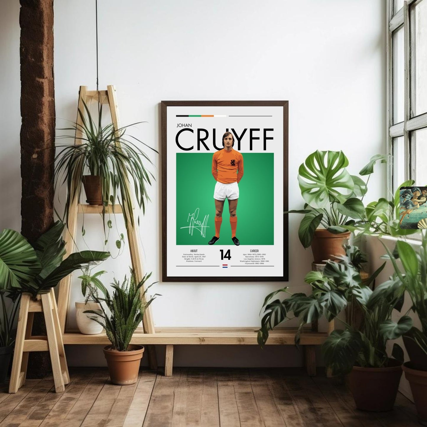 Johan Cruyff Print, Johan Cruyff Poster