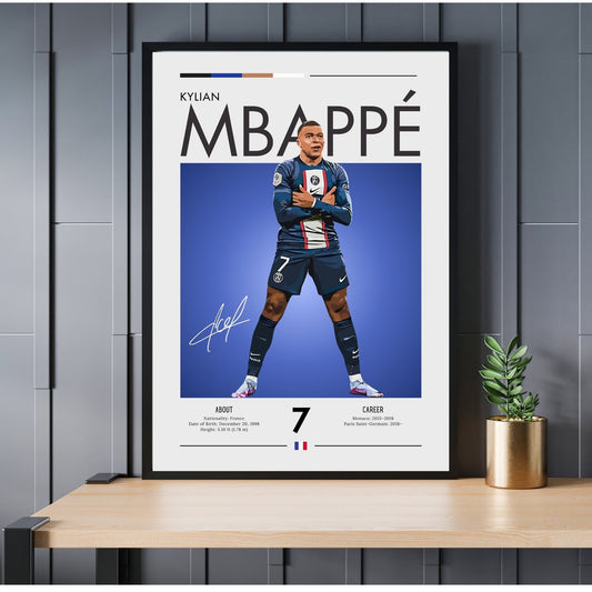 Kylian Mbappe Poster