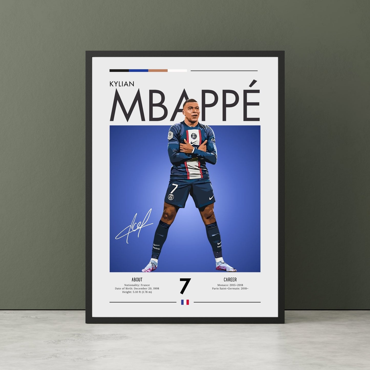 Kylian Mbappe Poster