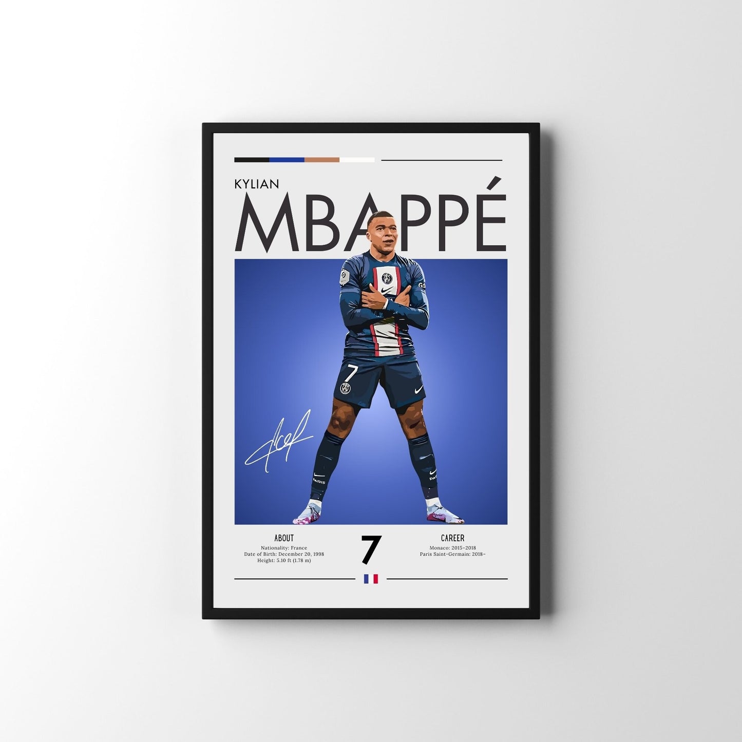 Kylian Mbappe Poster