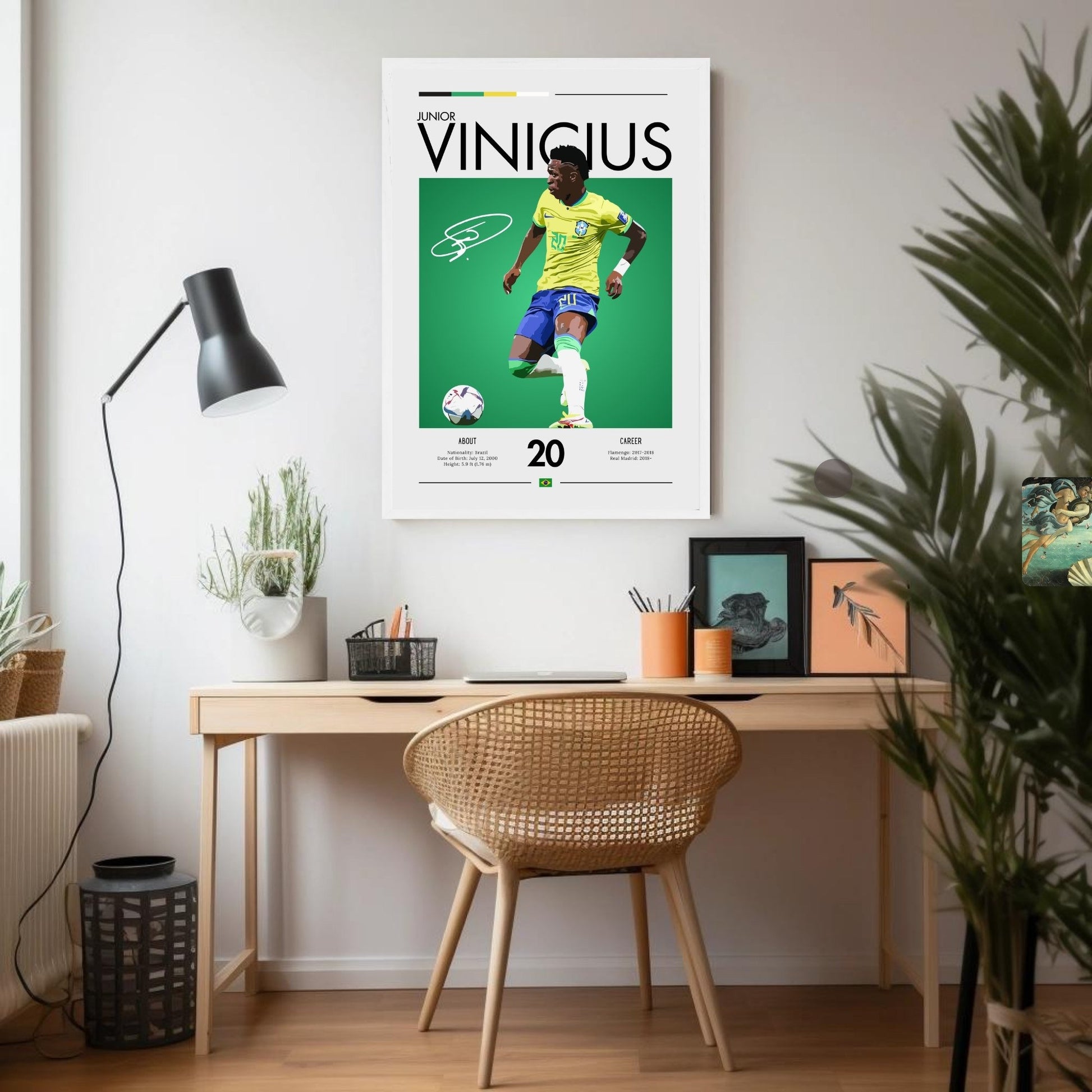 Vinicius Jr Print, Vinicius Jr Poster