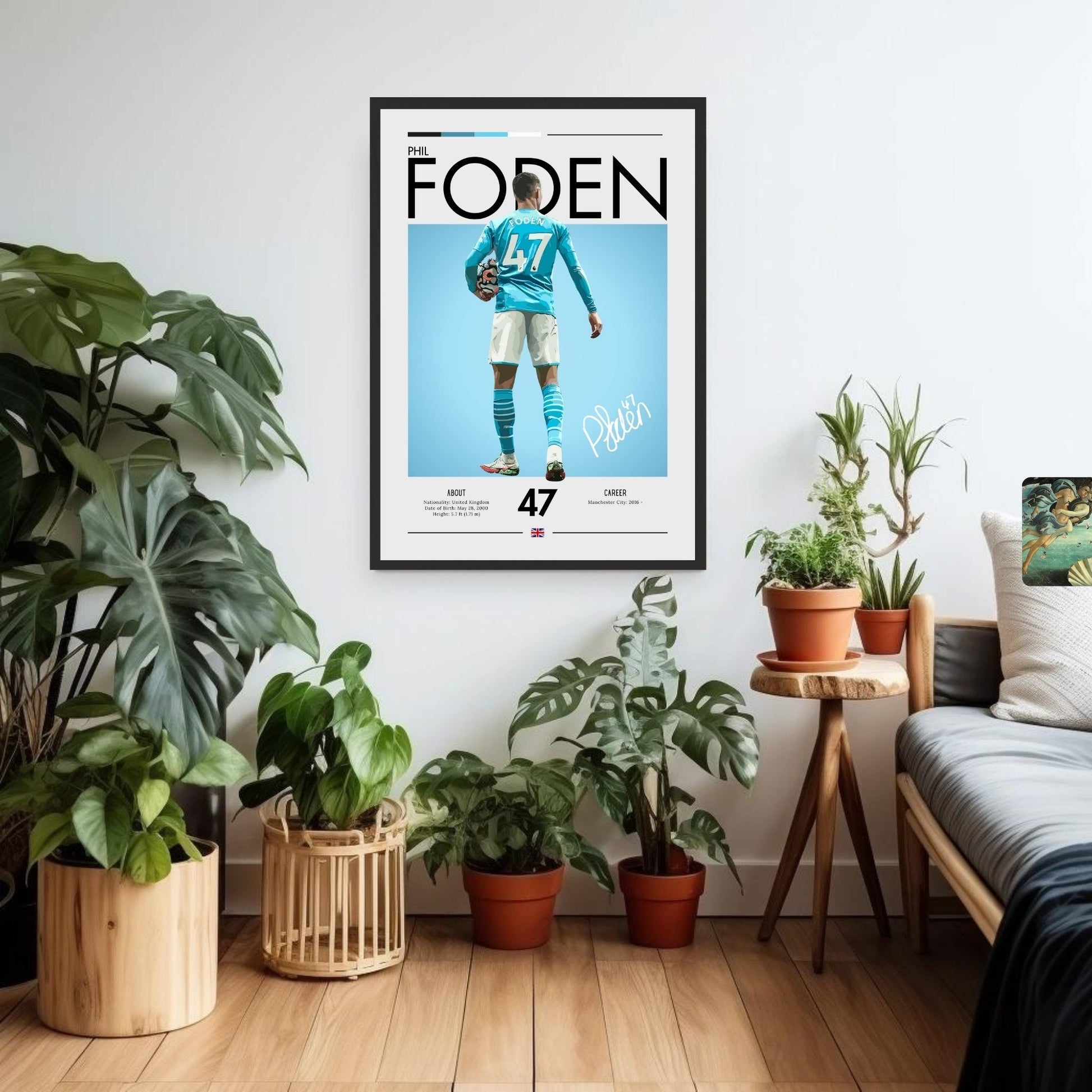 Phil Foden Poster, Phil Foden Print