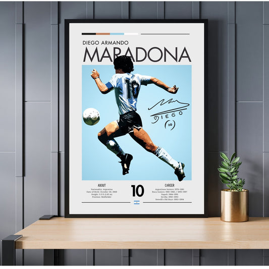 Maradona Print, Maradona Poster