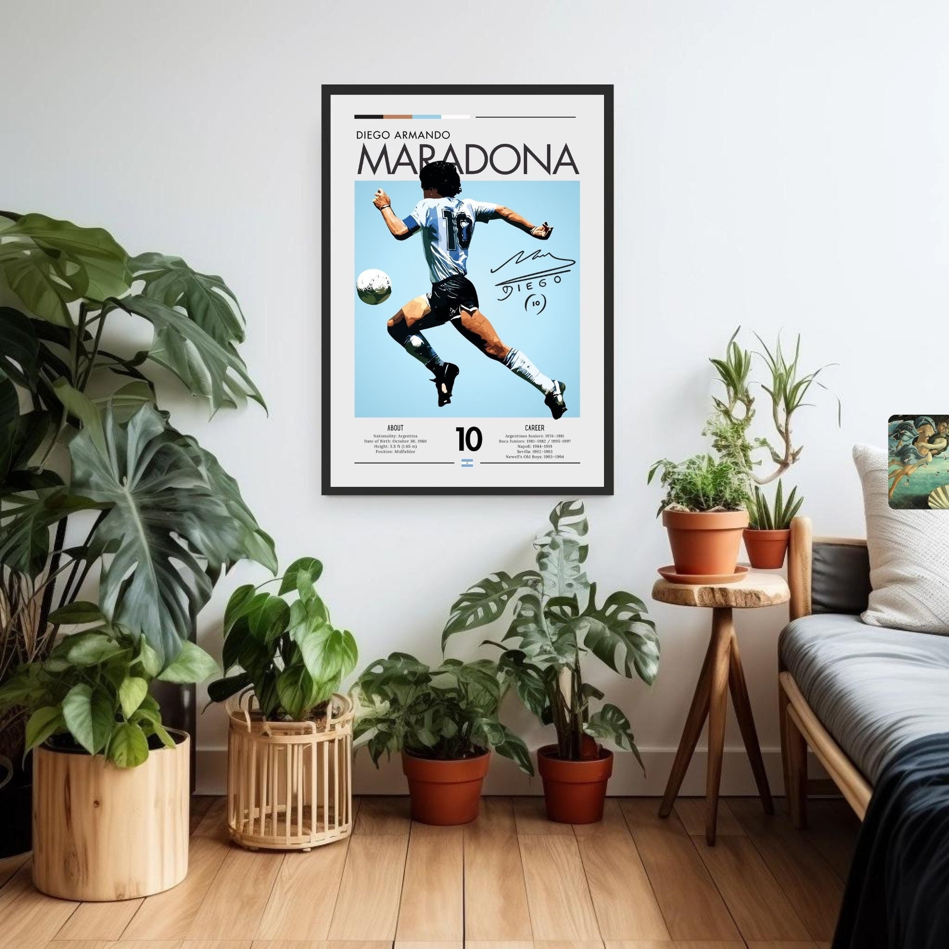 Maradona Print, Maradona Poster