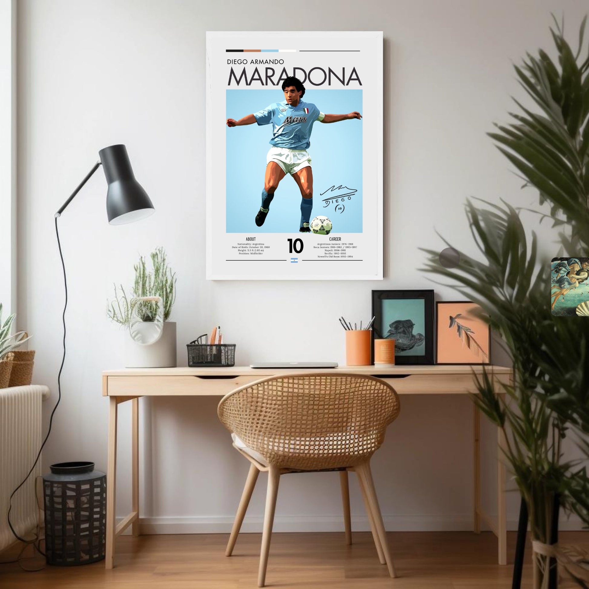 Maradona Poster, Maradona Print