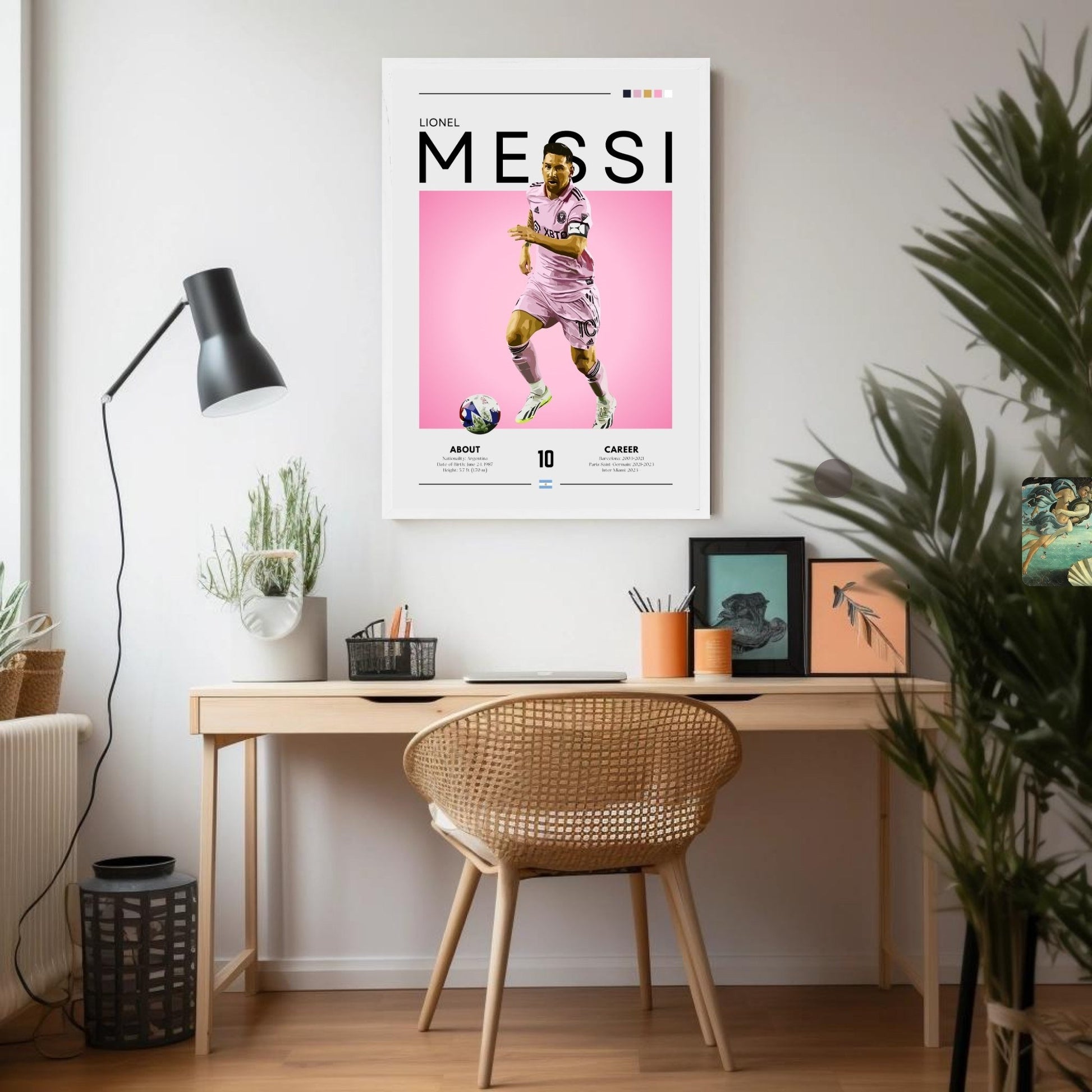 Lionel Messi Inter Miami poster